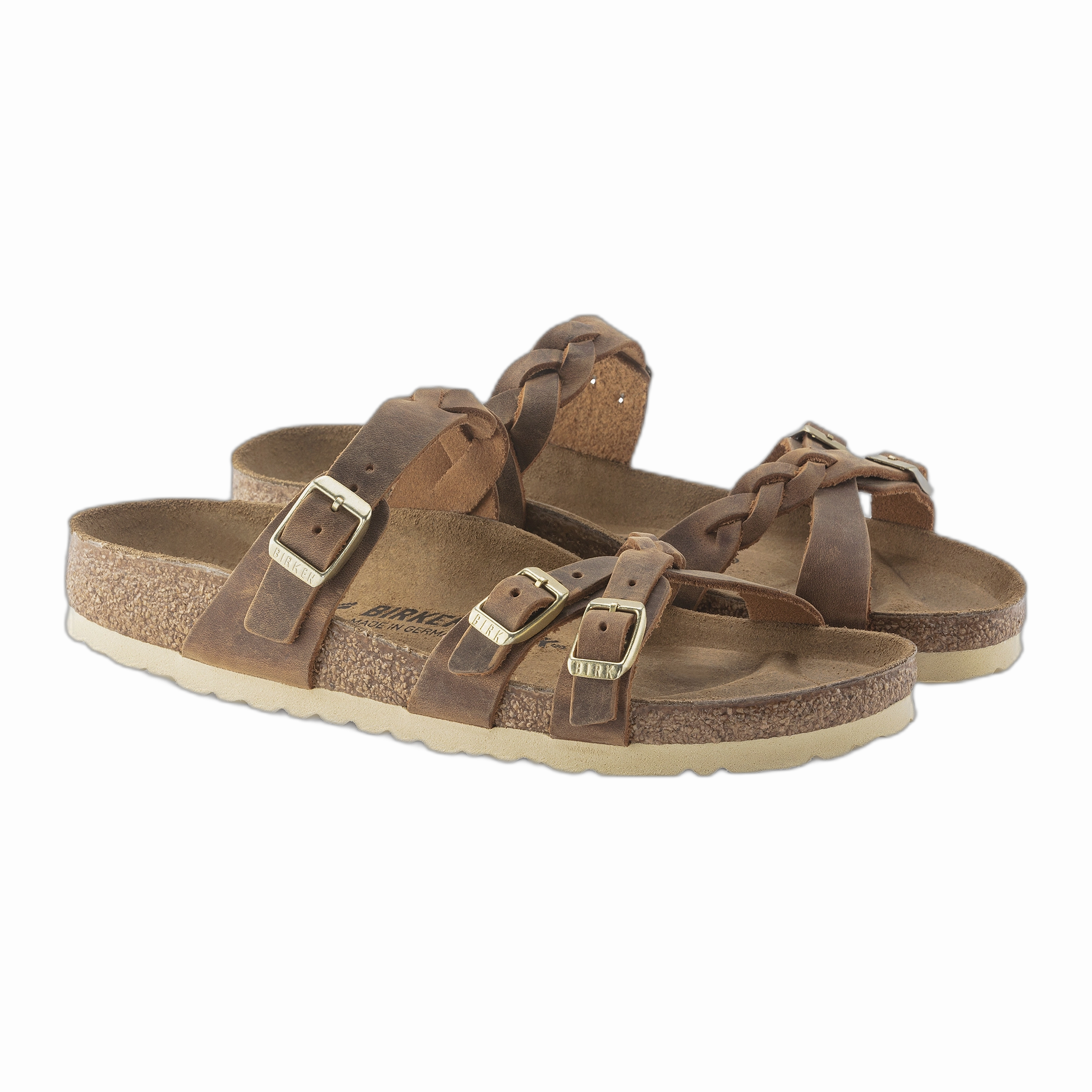 Franca Braided Oiled Leather Atacama