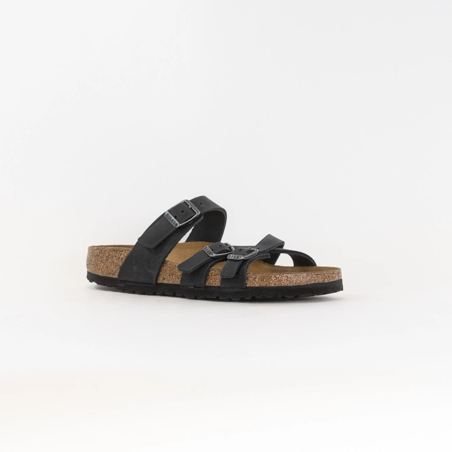 Birkenstock Franca Oiled Leather (Women's) - Black Leather Birkenstock Prices