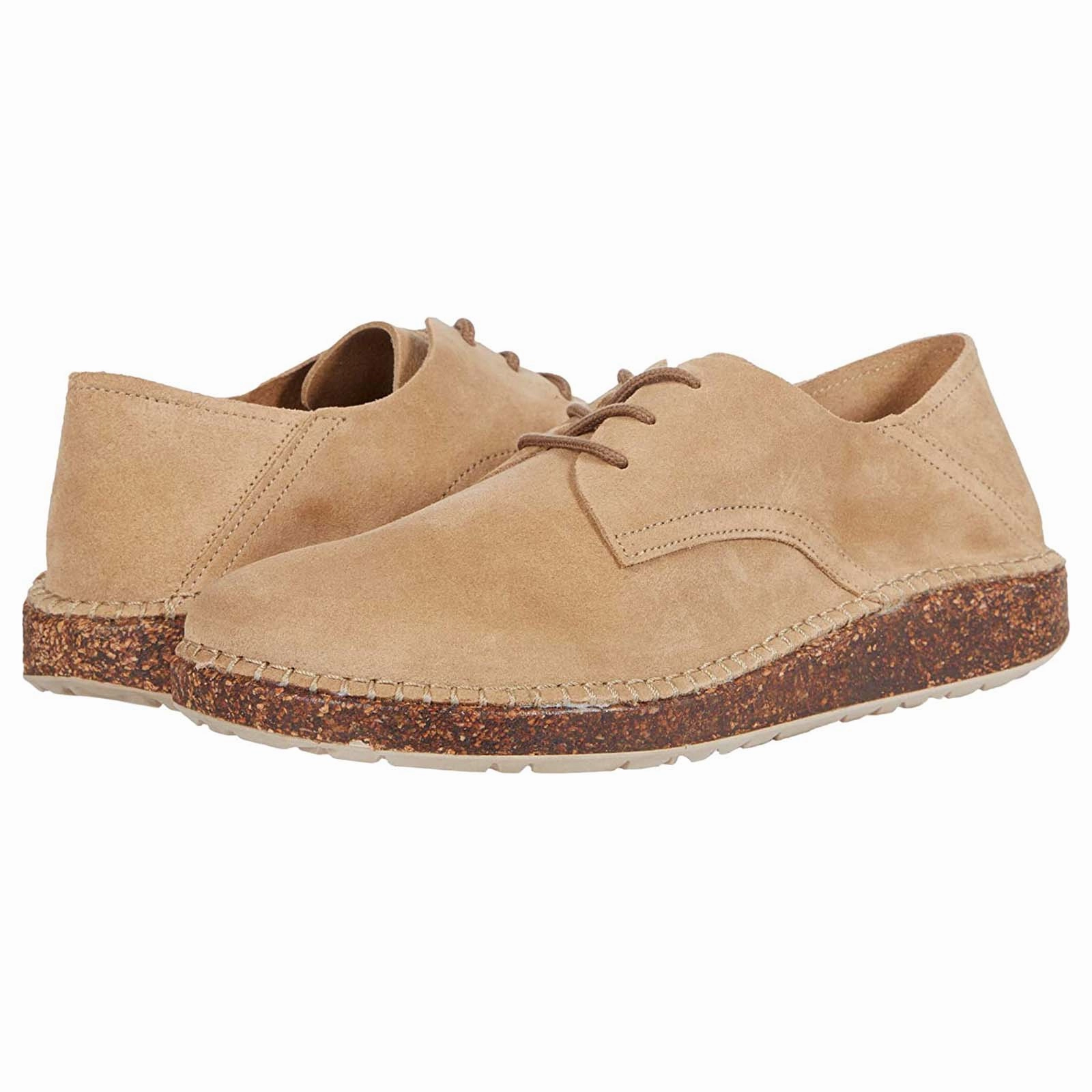 Birkenstock Gary Suede Unisex Lace Up Ginger Shoes Wedge Clogs