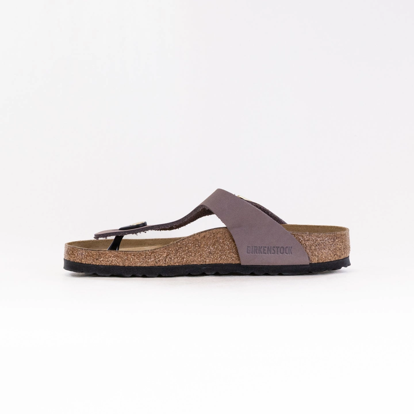 Shop Sandals Birkenstock Gizeh Nubuck Leather (Women's) - Faded Purple