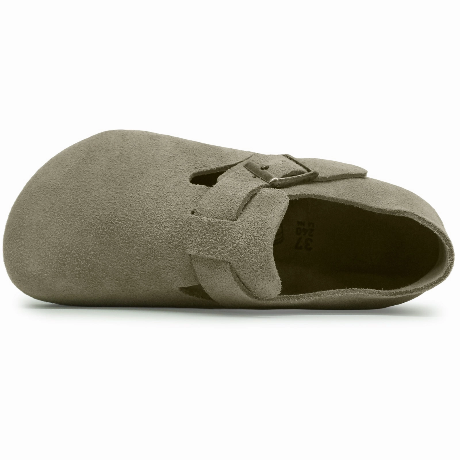 Birkenstock London BS Suede Leather Unisex Hook and Loop Taupe Shoes Clogs Black Friday