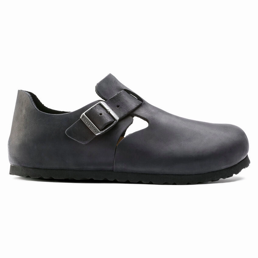 Waterproofing BIRKENSTOCK LONDON CLASSIC FOOTBED SHOE - BLACK OILED LEATHER