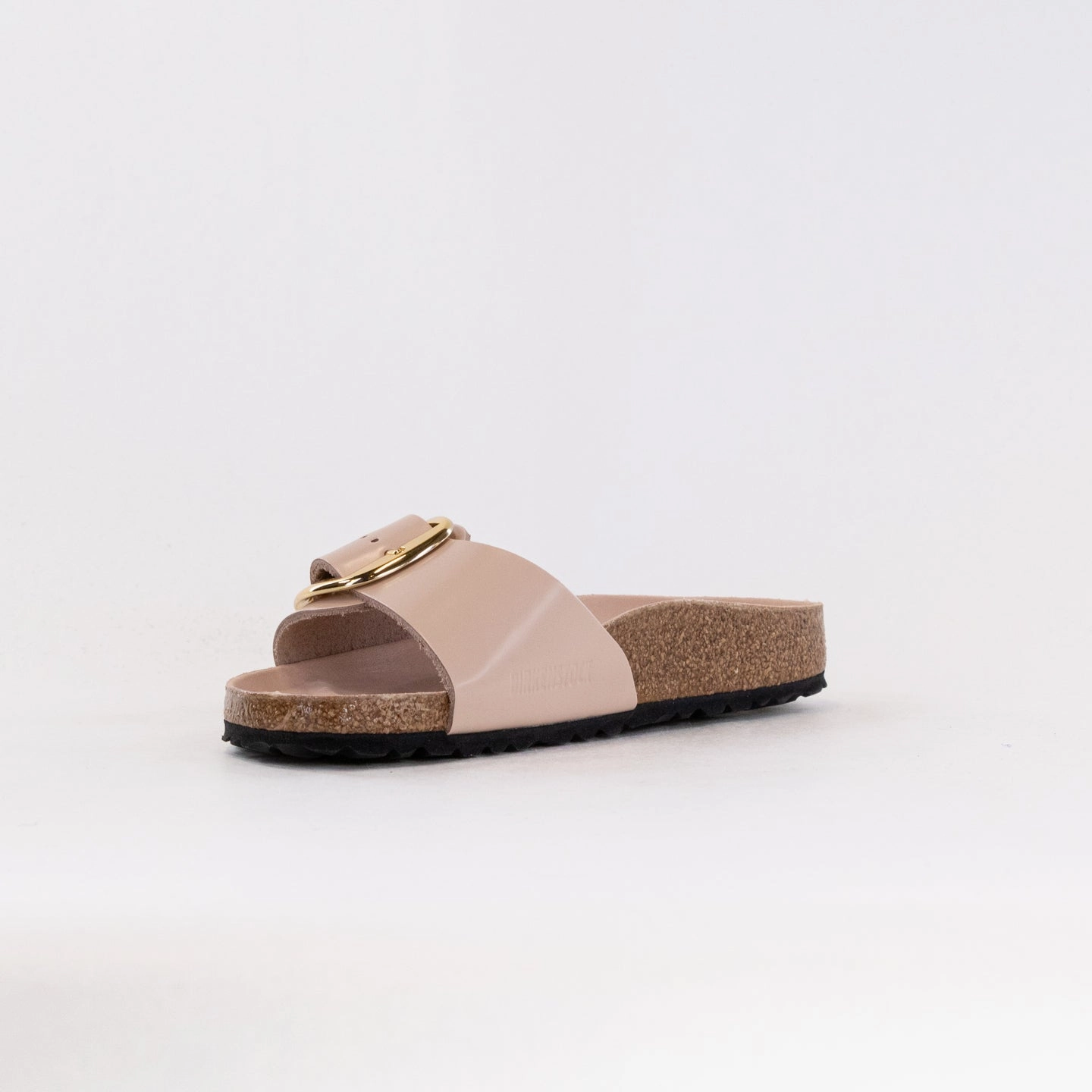 Birkenstock Madrid Big Buckle (Women's) - High Shine New Beige Grey