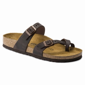BIRKENSTOCK MAYARI OILED MEDIUM - BROWN - B06000BR171321 J Crew Birkenstock