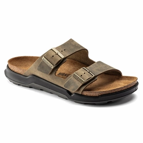 Discontinued Styles Birkenstock Men's Arizona Crosstown - Faded Khaki