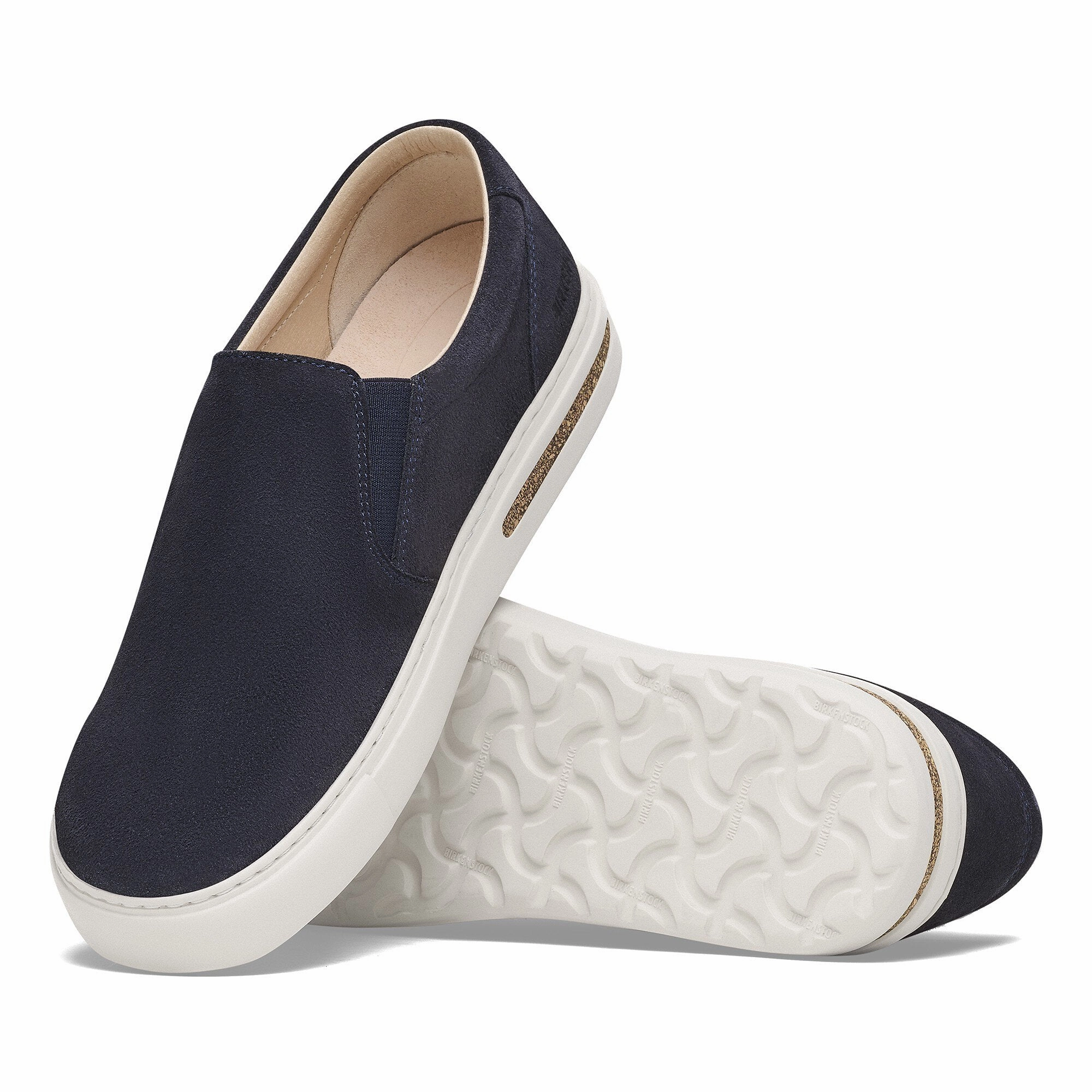 Sandals Oiled Leather Arizona Birkenstock Men's Oswego Slip On Shoes - Midnight