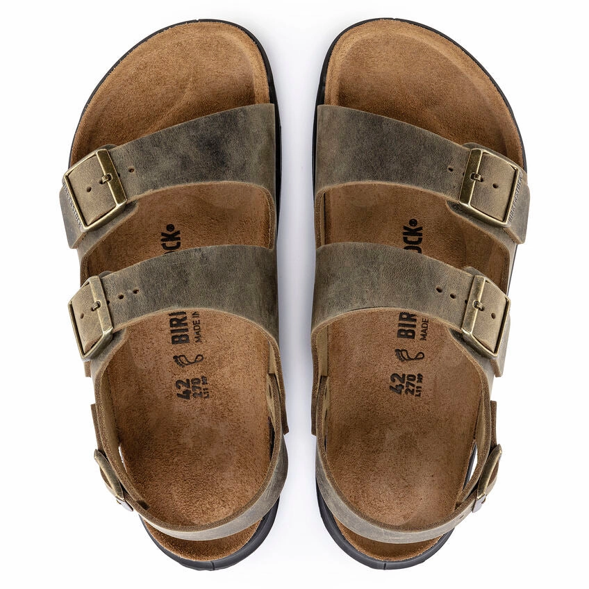 Birkenstock Oita Sandal Birkenstock Milano Rugged (Men's) - Faded Khaki