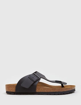 Birkenstock Ramses Sandals (Regular) - Black Suede Arizona