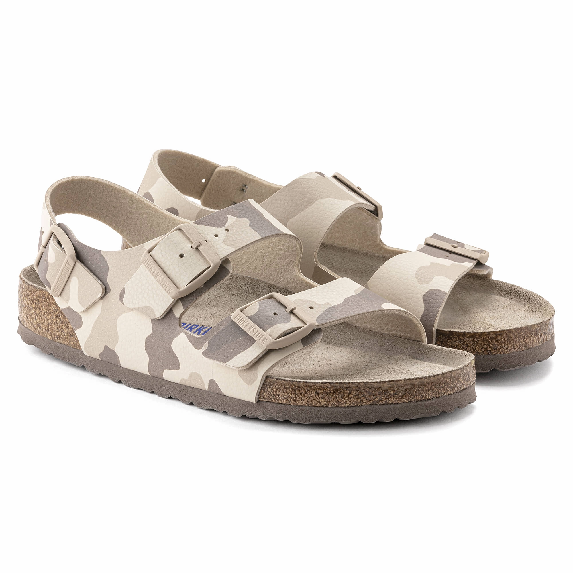 Anthracite Milano Soft Footbed Birko-Flor