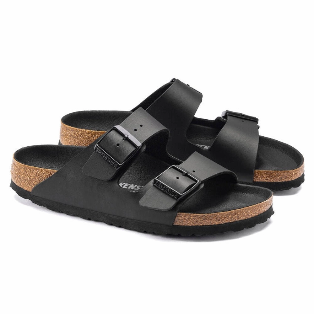 Birkenstock Unisex Arizona Birko-Flor Black Arizona Dark Brown