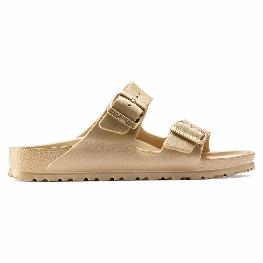 Birkenstock Women's Arizona EVA Sandals - Metallic Gold Arizona Shearling Sandals