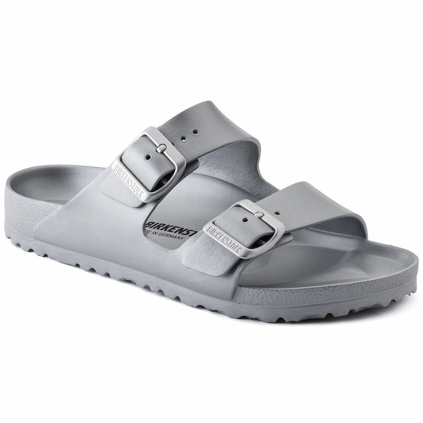 Shoes Similar To Birkenstock Women's Arizona EVA Sandals - Metallic Silver