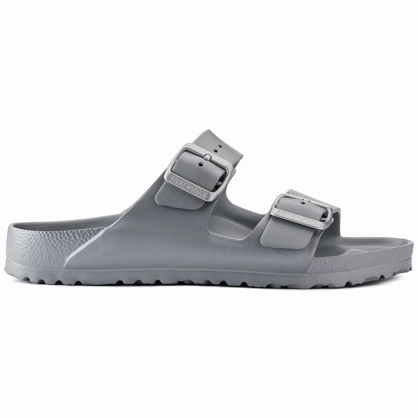 Shearling Boots Birkenstock Women's Arizona EVA Sandals - Metallic Silver