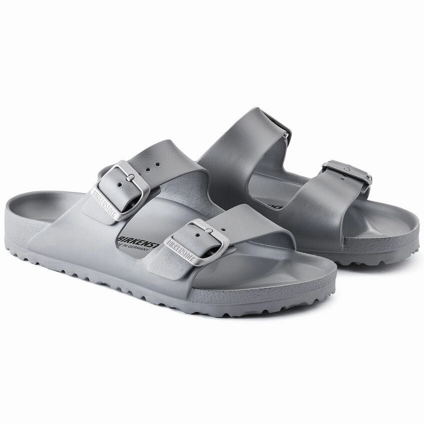 Warehouse Birkenstock Women's Arizona EVA Sandals - Metallic Silver