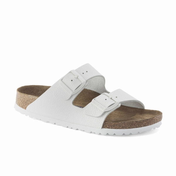 Flat Feet Birkenstock Women's Arizona Soft Footbed White
