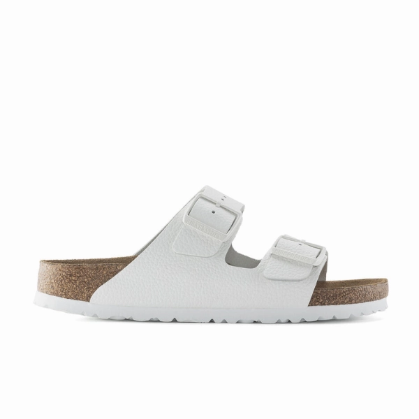 Boston Leather Birkenstock Women's Arizona Soft Footbed White
