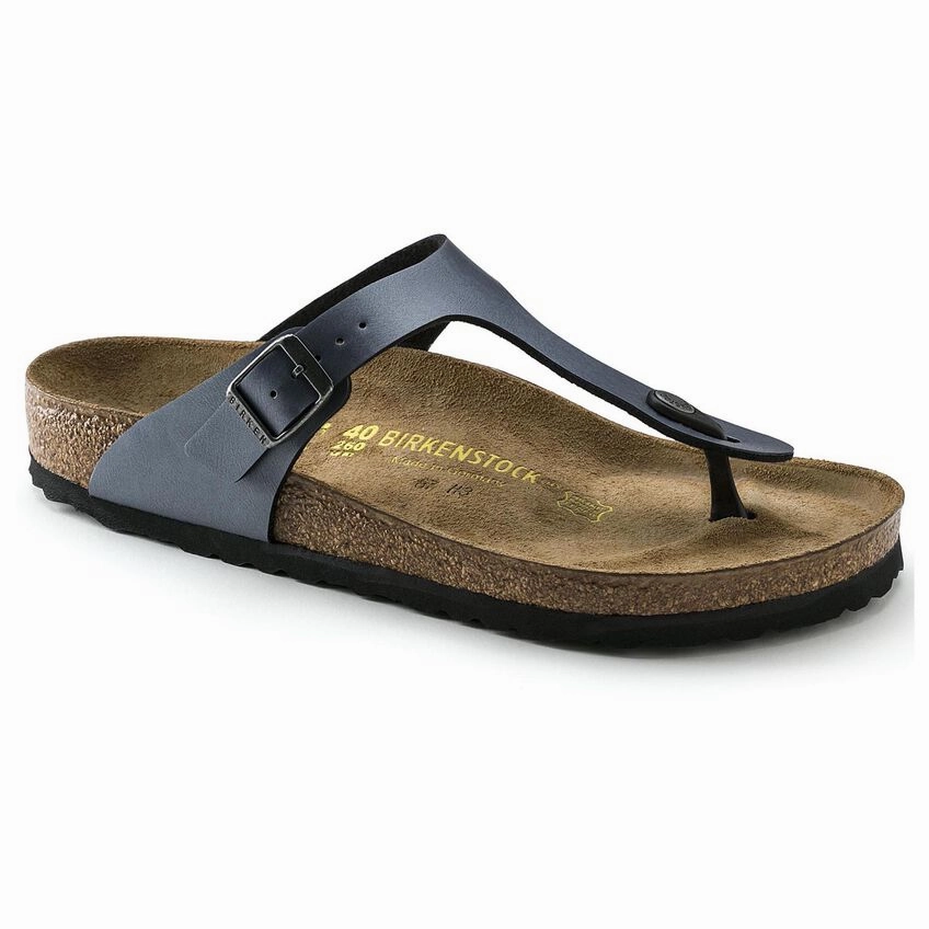 Birkenstock Women's Gizeh Birko-Flor Sandal - Ice Pearl Onyx Sample Sale
