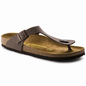 Warranty Birkenstock Women's Gizeh Birko-Flor Sandal - Mocha