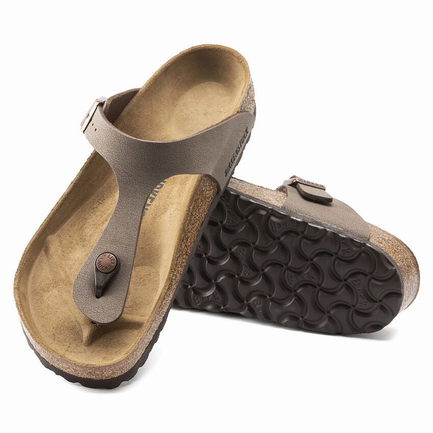 Birkenstock Women's Gizeh Birko-Flor Sandal - Mocha Braided Sandals