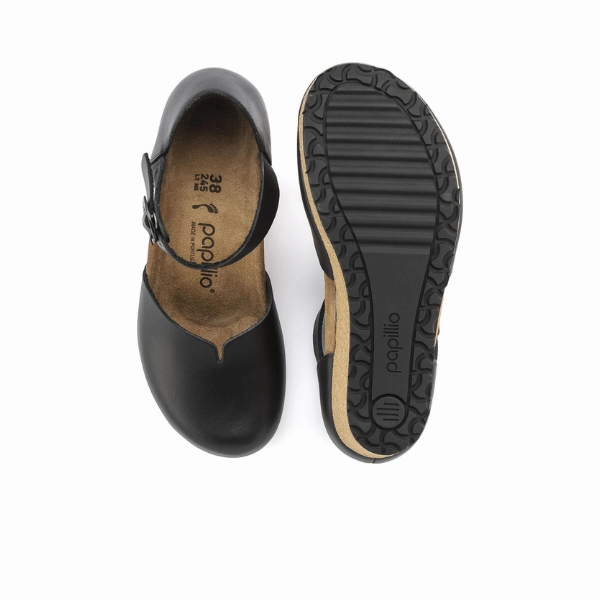 Birkenstock Women's Mary Leather Black Rack Room