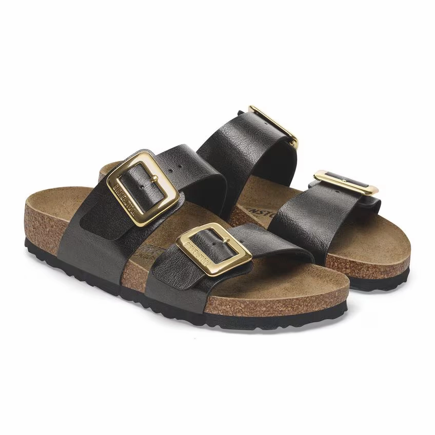Birkenstock Women's Sydney Cushion Buckle Sandal - Graceful Licorice Bostn
