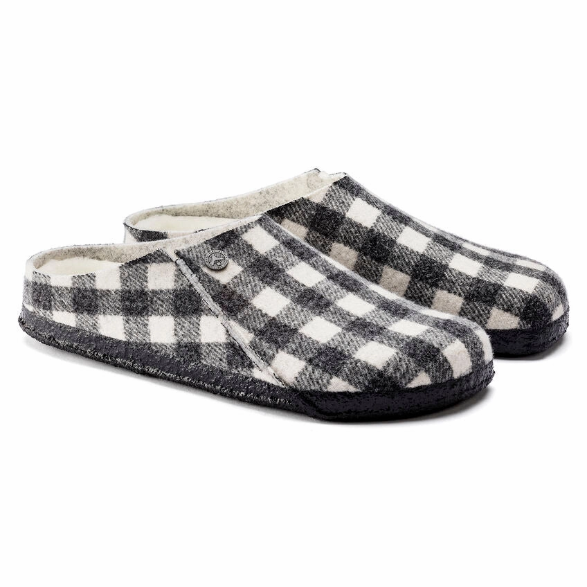 Oiled Leather Arizona Birkenstock Zermatt Shearling (Men's) - Plaid White