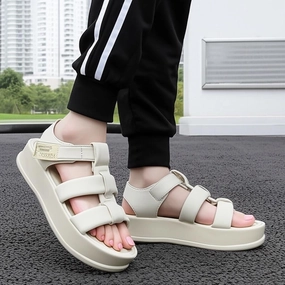 Leather Sandals Strap Bl905 comfy sandal-R20-3
