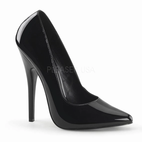 6" Heel Fetish Pumps (DOMINA-420) Heel Covers For High Heels