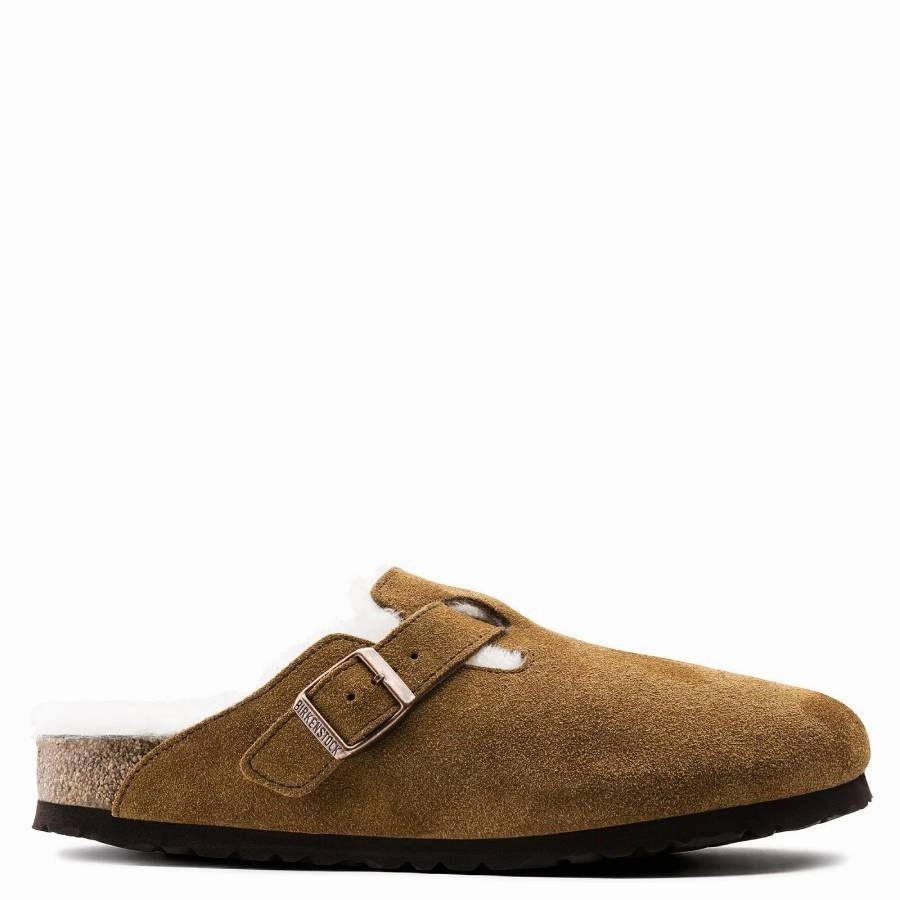 Uppsala Birkenstock Ladies Mink Boston Shearling Clog, Brand Size 41 ( US Size 11 )