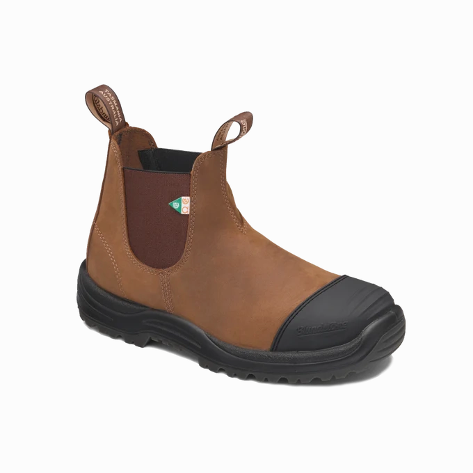 Blundstone 169 - Work & Safety Boot Saddle Brown with Toe Cap Workwear Work Boots