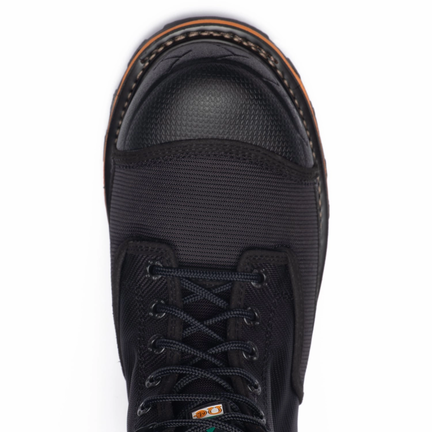 Comfortable Rubber Work Boots Boondock Double Weave Nylon Men's 8" composite toe work boots A1VYP