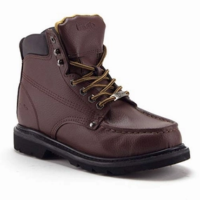 Men's Brown Ankle High Water Resistant Premium Construction Safety Work Boots Top Waterproof Work Boots