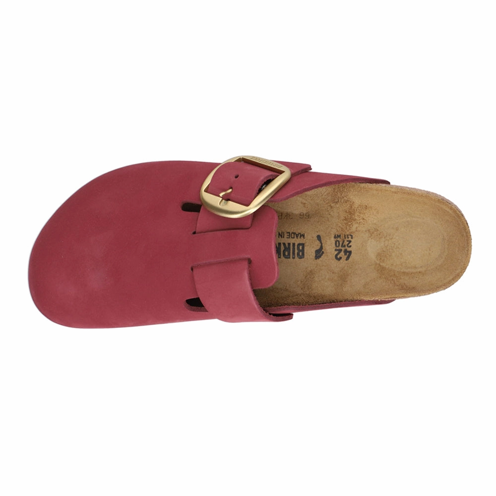 Boston Big Buckle Nubuck Leather Clogs Allemagne