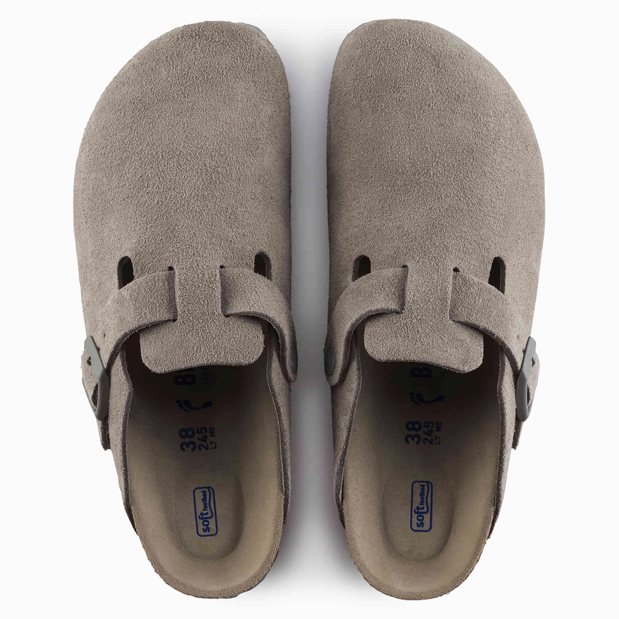 Boston Soft Footbed Suede Leather Footjob