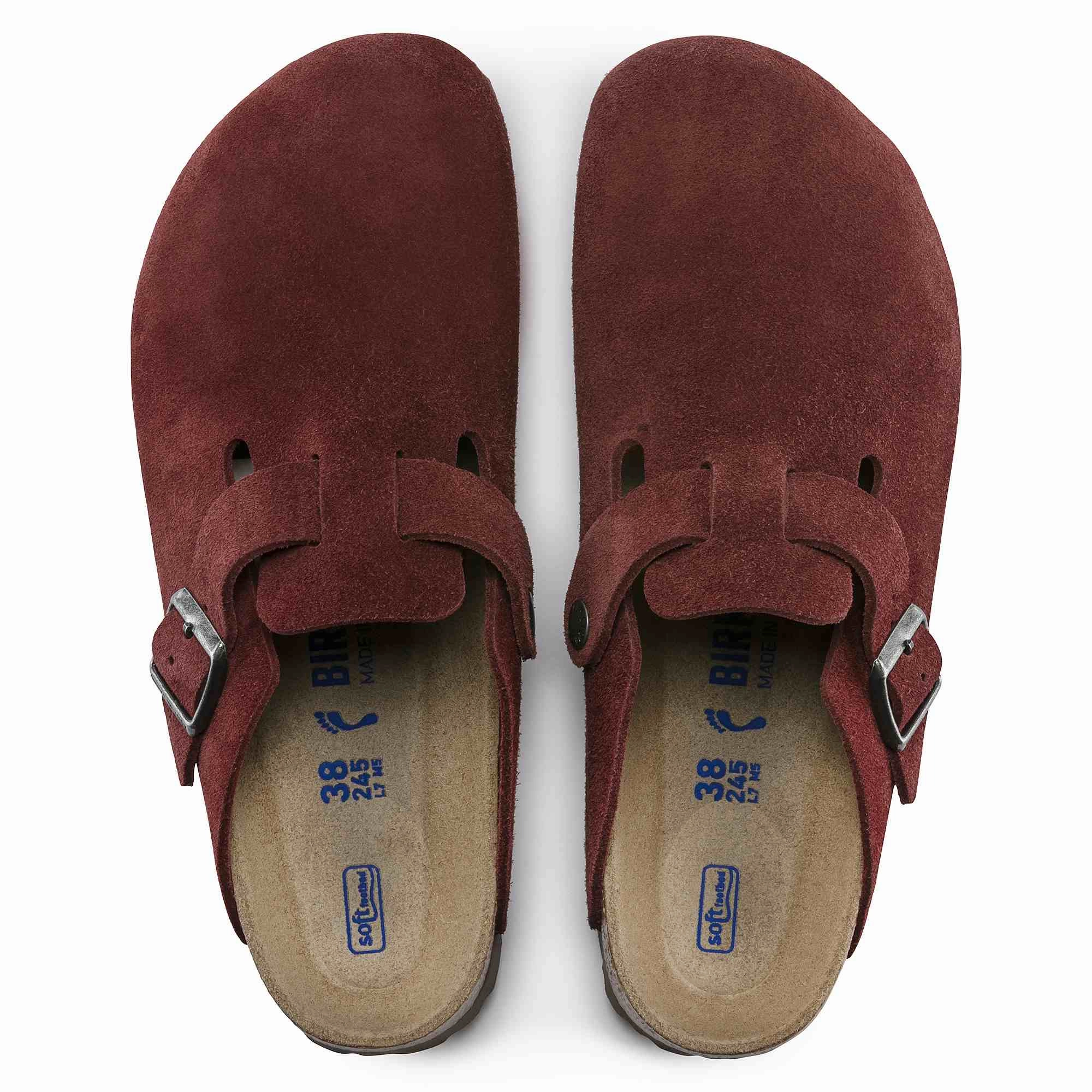Boston Soft Footbed Suede Leather Wide Vs Narrow