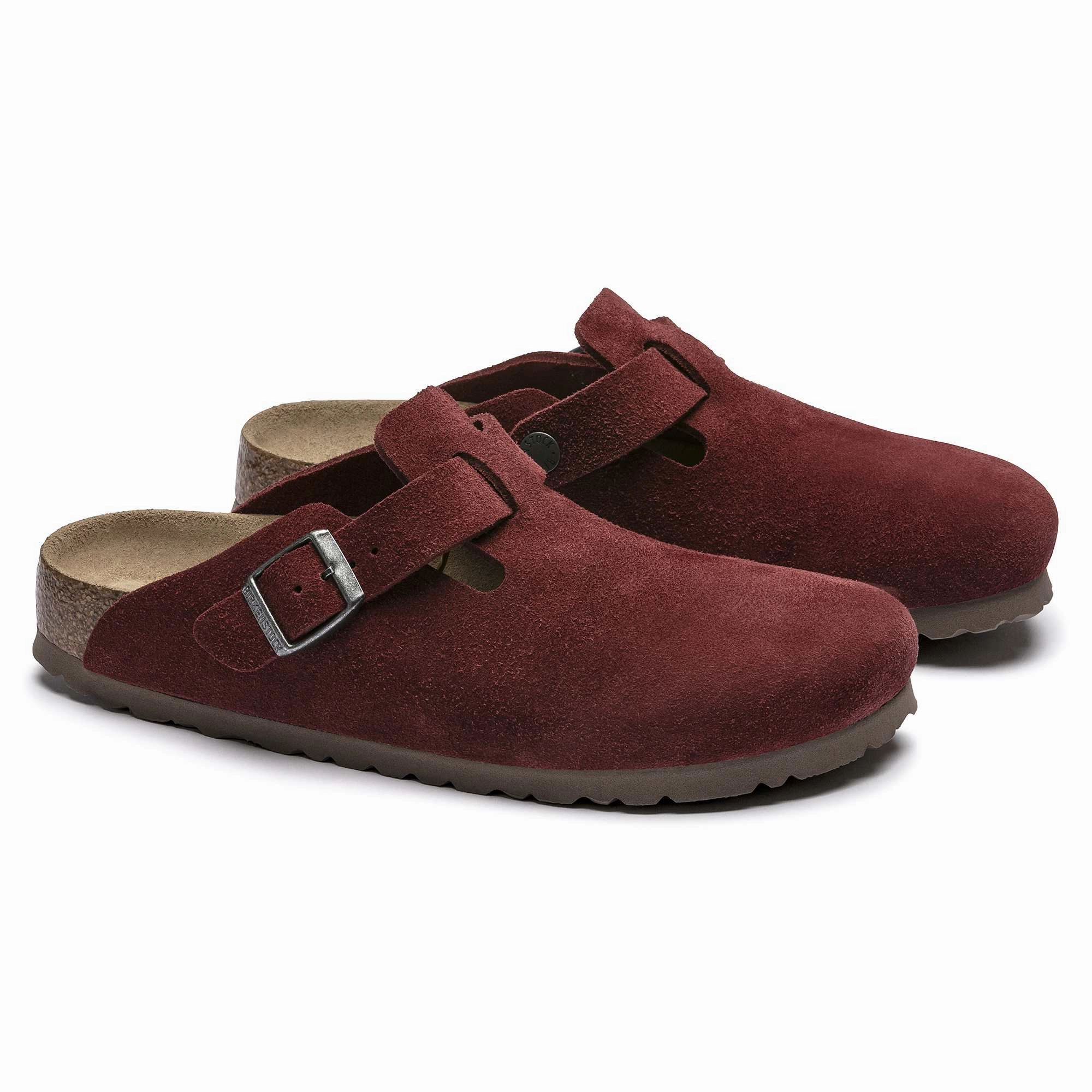 Boston Soft Footbed Suede Leather Suede Arizona