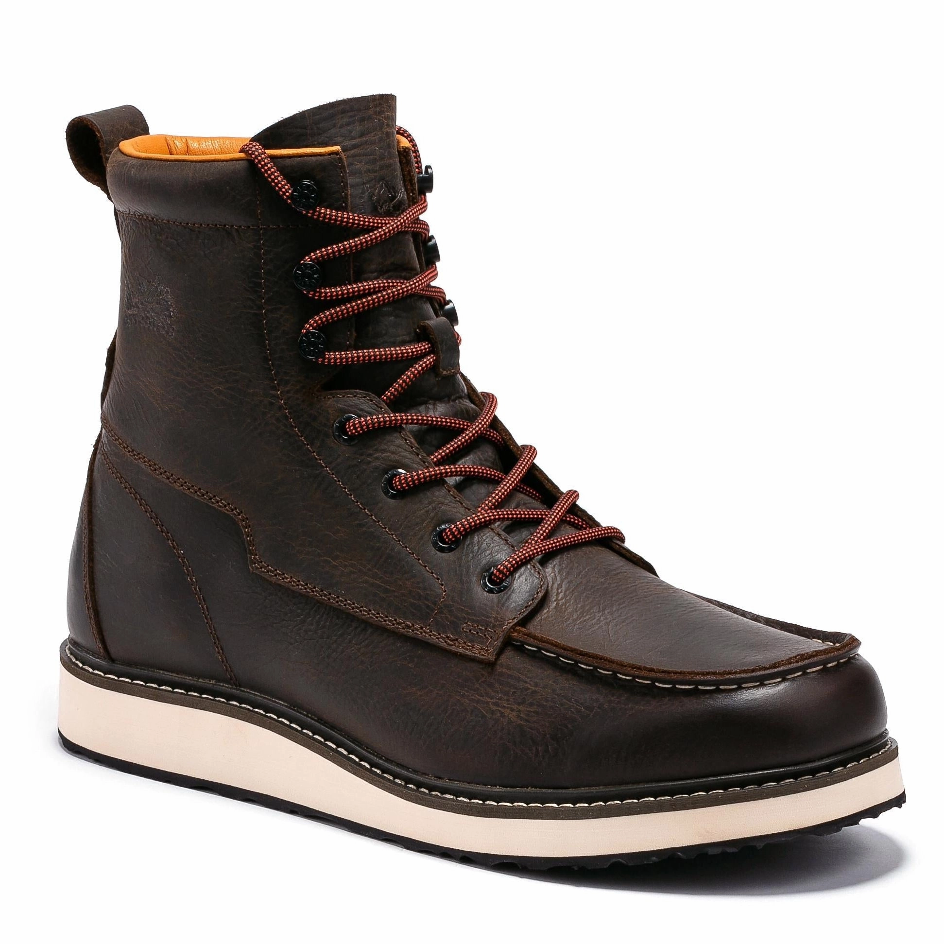 Botas Pro Dark Brown Men's 6 inch Wedge Boots VBP601 Composite Toe Wellington Work Boots