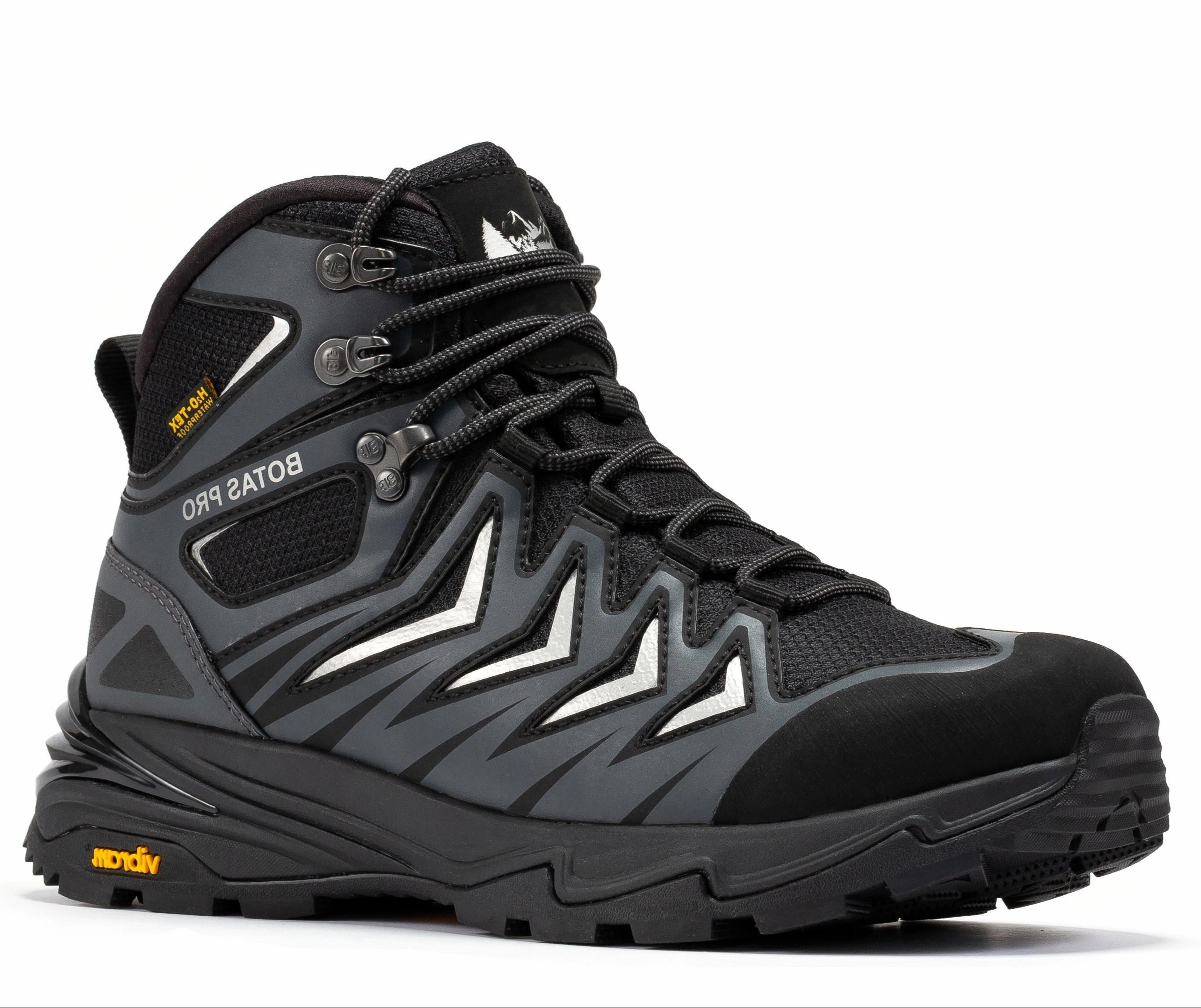 Ozark Trail Waterproof Low Chore Hiking & Hunting Boots Botas Pro Metallic 6 Inch Waterproof Hiking Boots with VIBRAM Traction Lug Outsole  BP22110