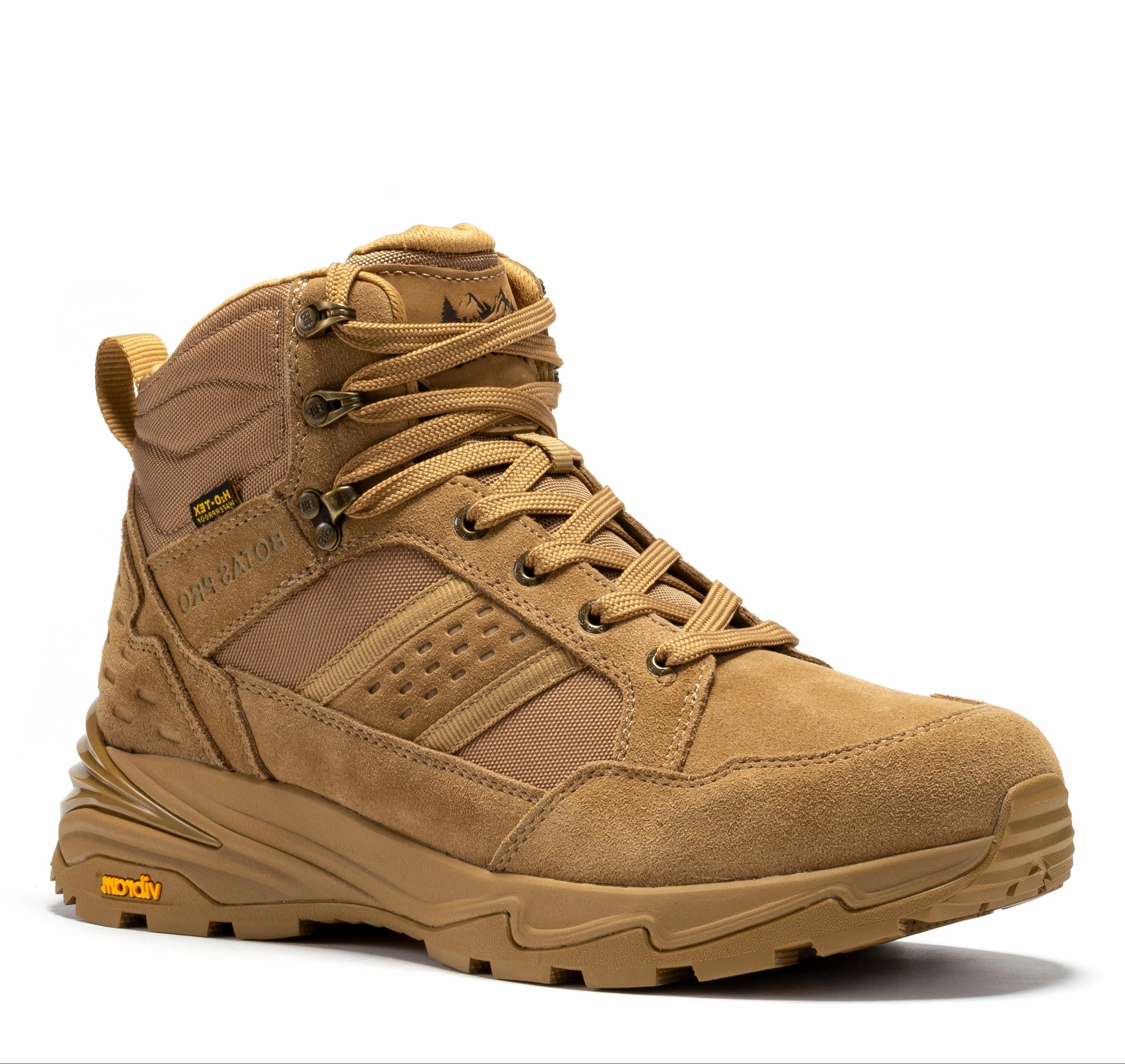 Raichle Swiss Hiking Boots Botas Pro Sand 6 Inch Waterproof Tactical Boots with VIBRAM Traction Lug Outsole  BP22610