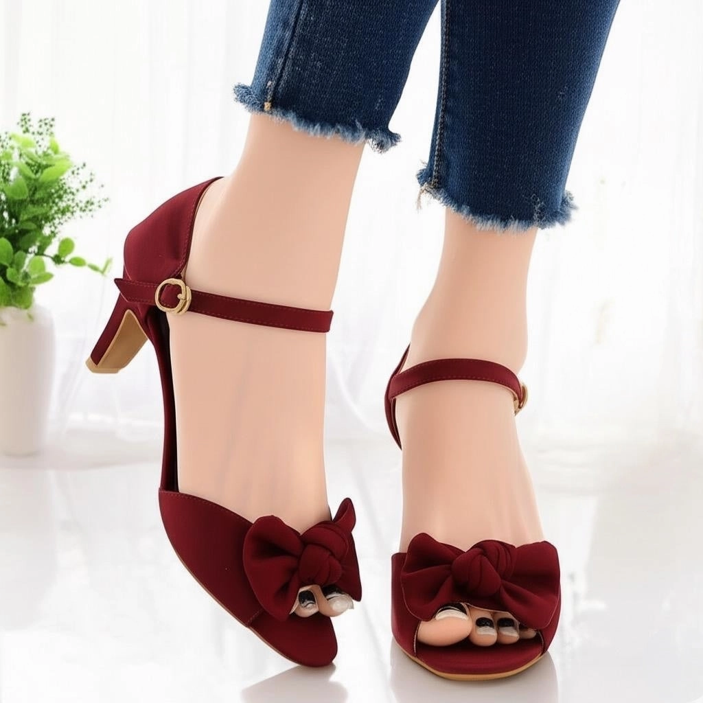 Bow kitten heel Sandals Select Rewards Member