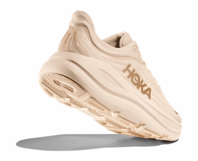 Women's - HOKA Bondi 9 - vanilla/birch Combat Boots Heels