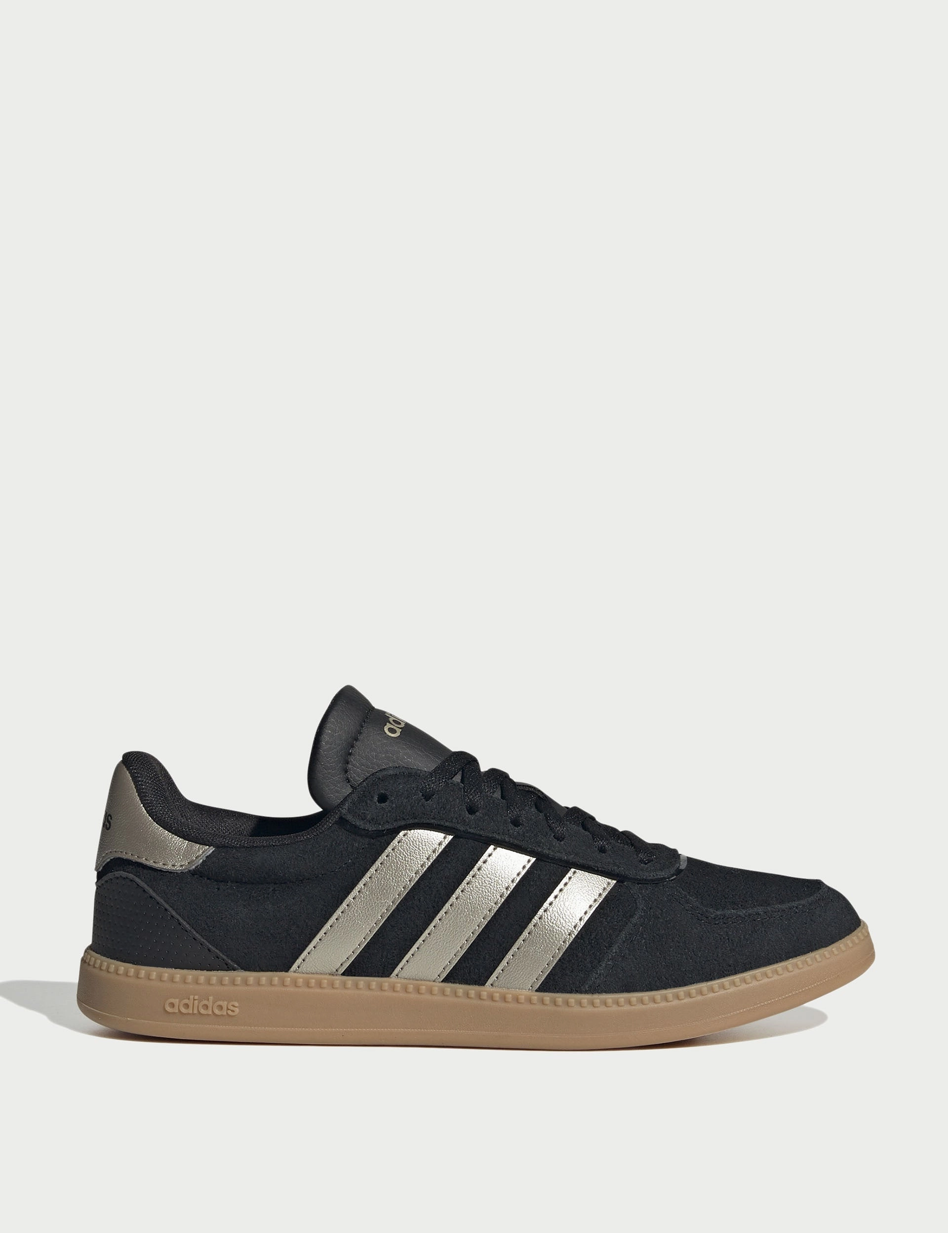 Breaknet Sleek Shoes - Core Black/Cyber Metallic/Gum 3 Adidas Adifom Shoes