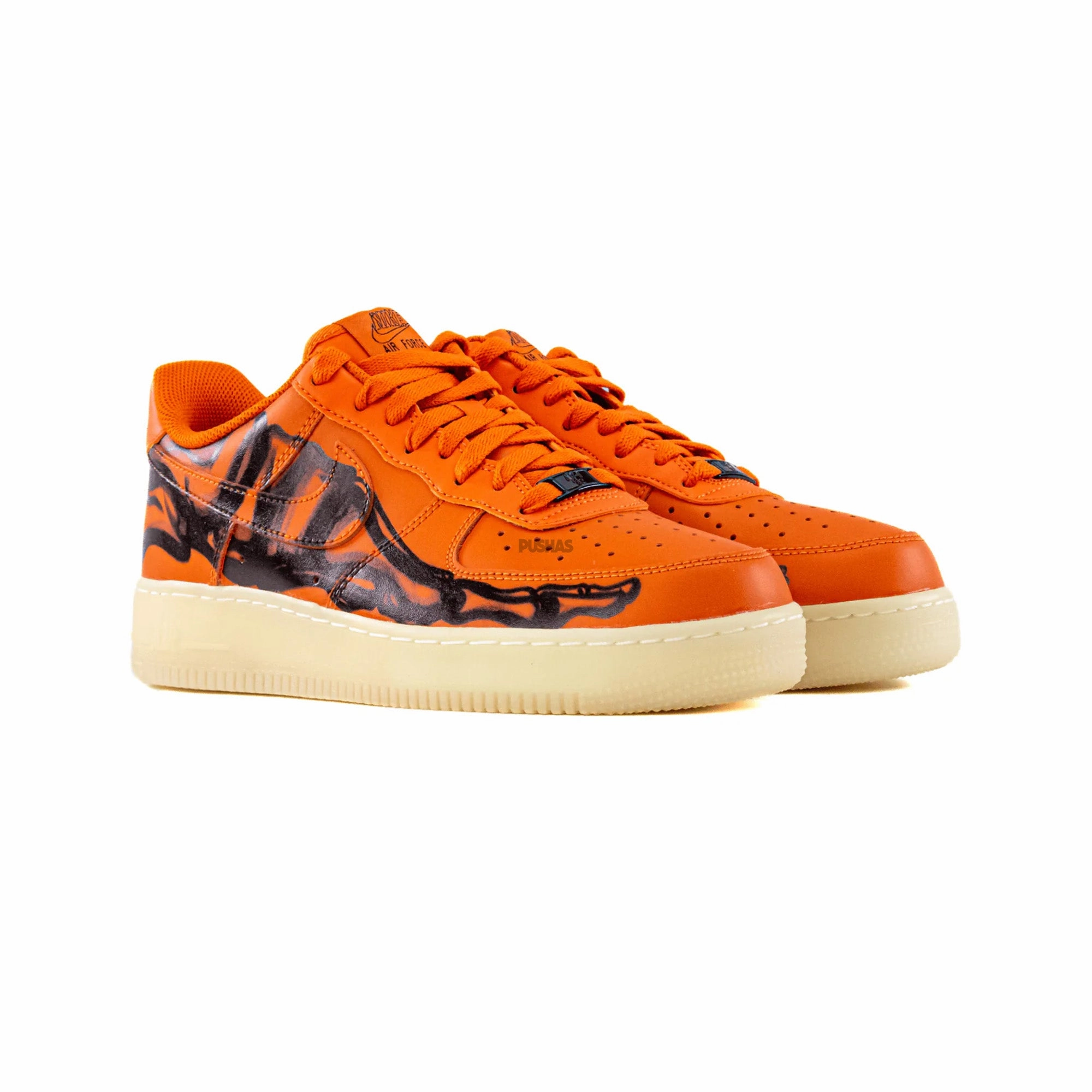 Nike Air Force 1 Low 'Orange Skeleton Halloween' (2020) Create Nike Shoe