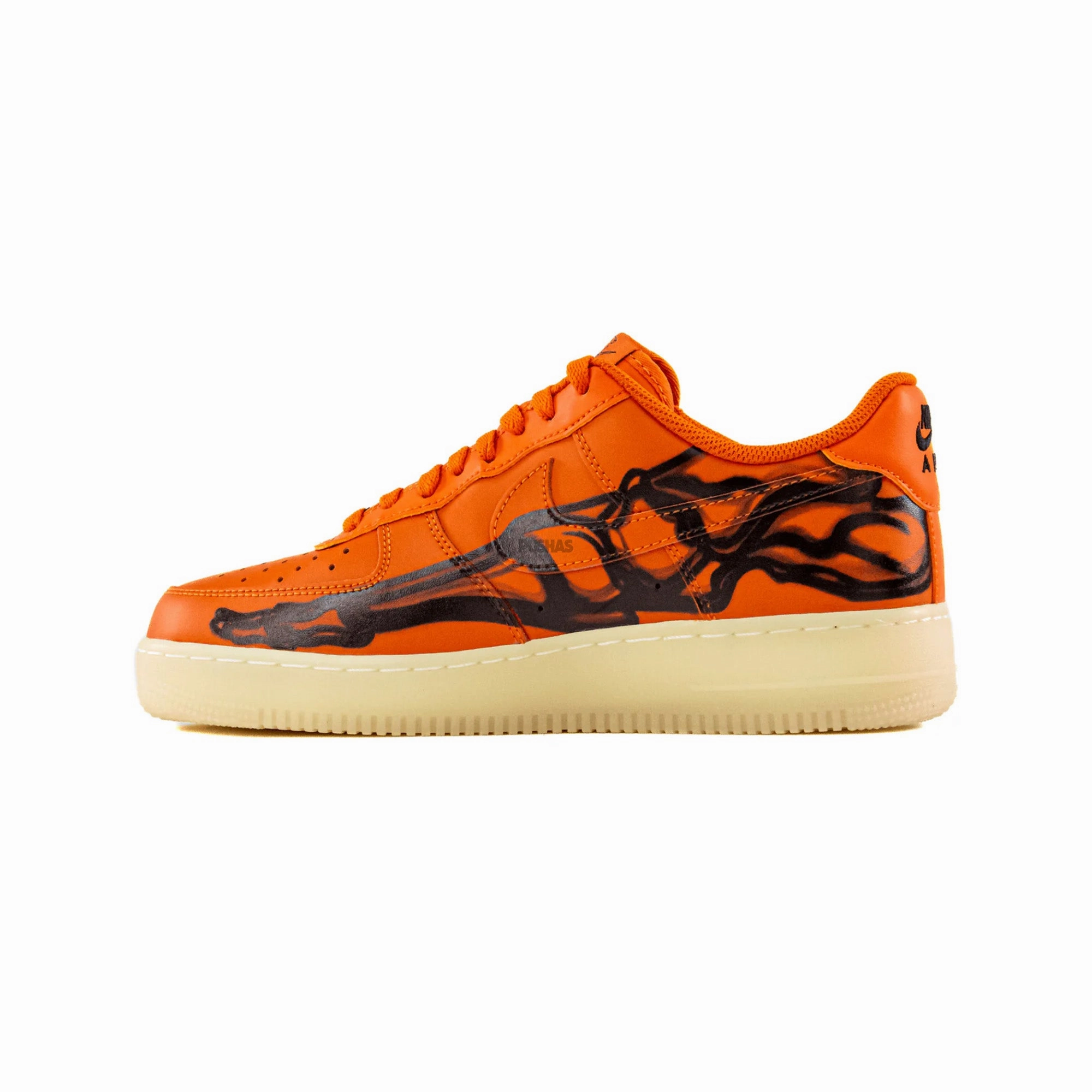 Nike Air Force 1 Low 'Orange Skeleton Halloween' (2020) Detroit Lions Nike Shoes