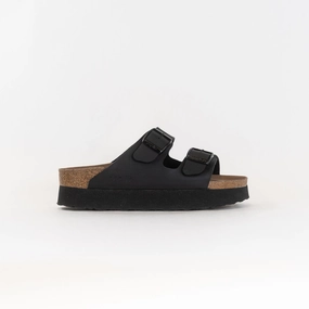 Shearling Birkenstock Birkenstock-Papillo Arizona Vegan Birko Flor (Women's) - Black