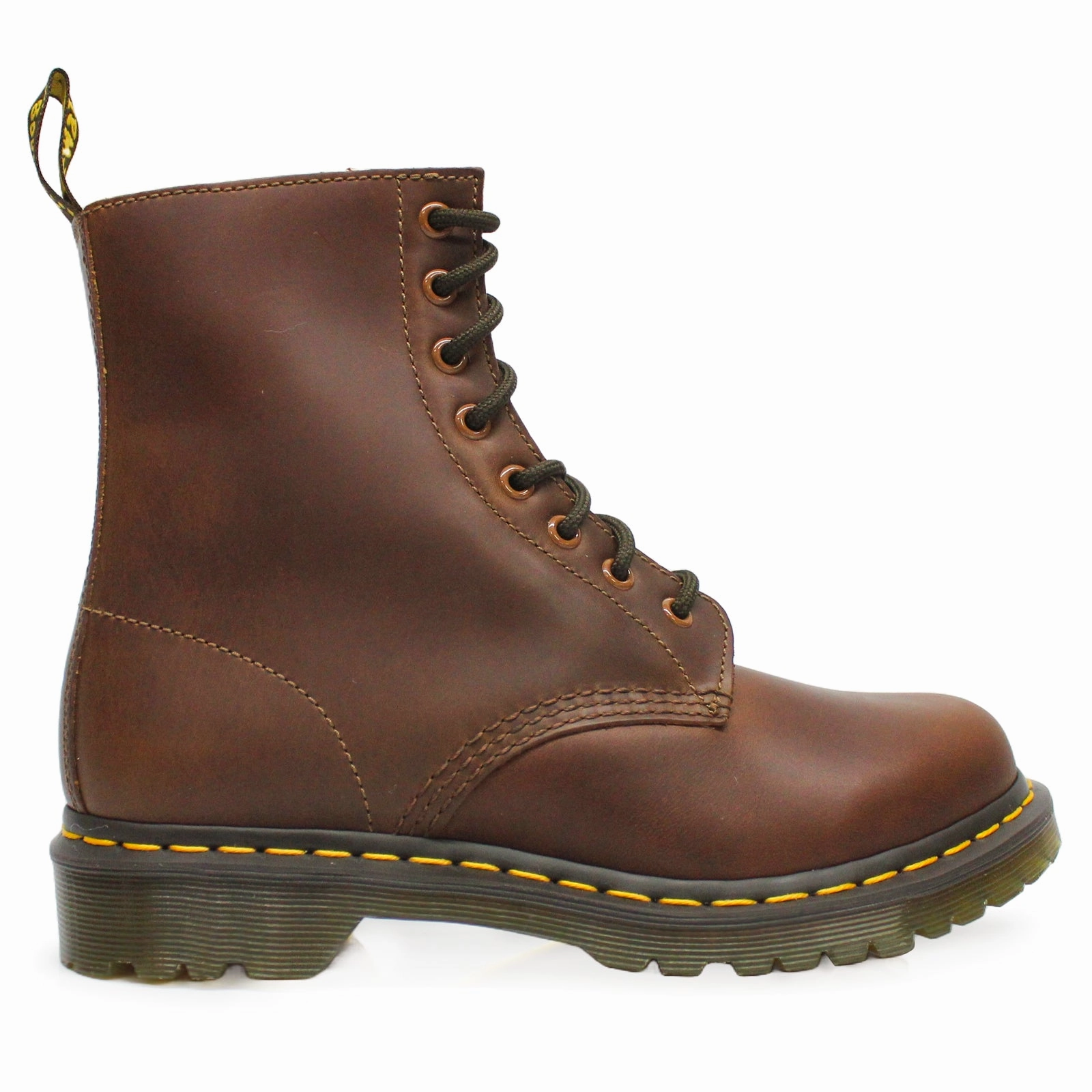 Combat Boots Sand Dr. Martens 1460 Serena Leather Women's Ankle Boots