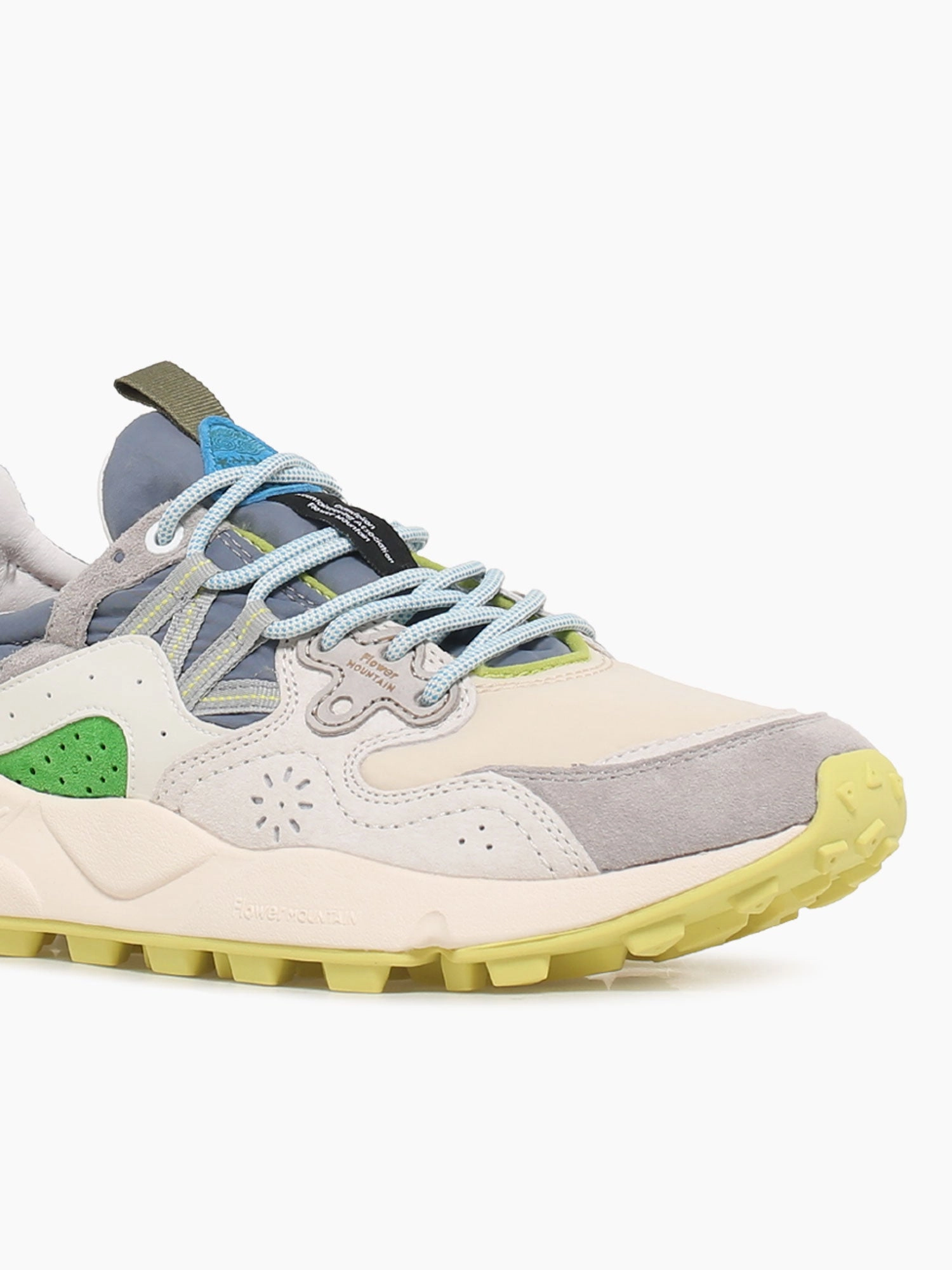 Yamano 3 Man Beige Sand suede Nylon Hot Cakes Flat Shoes