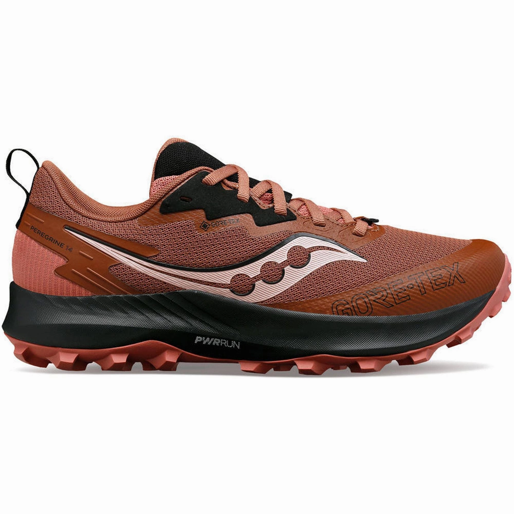Saucony Peregrine 14 GORE-TEX Womens Trail Running Shoes - Red Trail-running Shoes