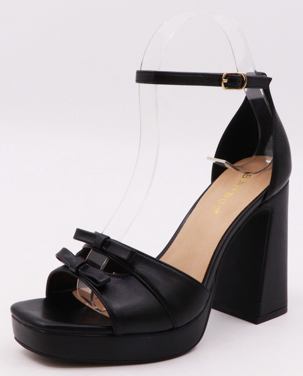 Heel Loafers Women's Chunky Platform Heel - SPOKEN07