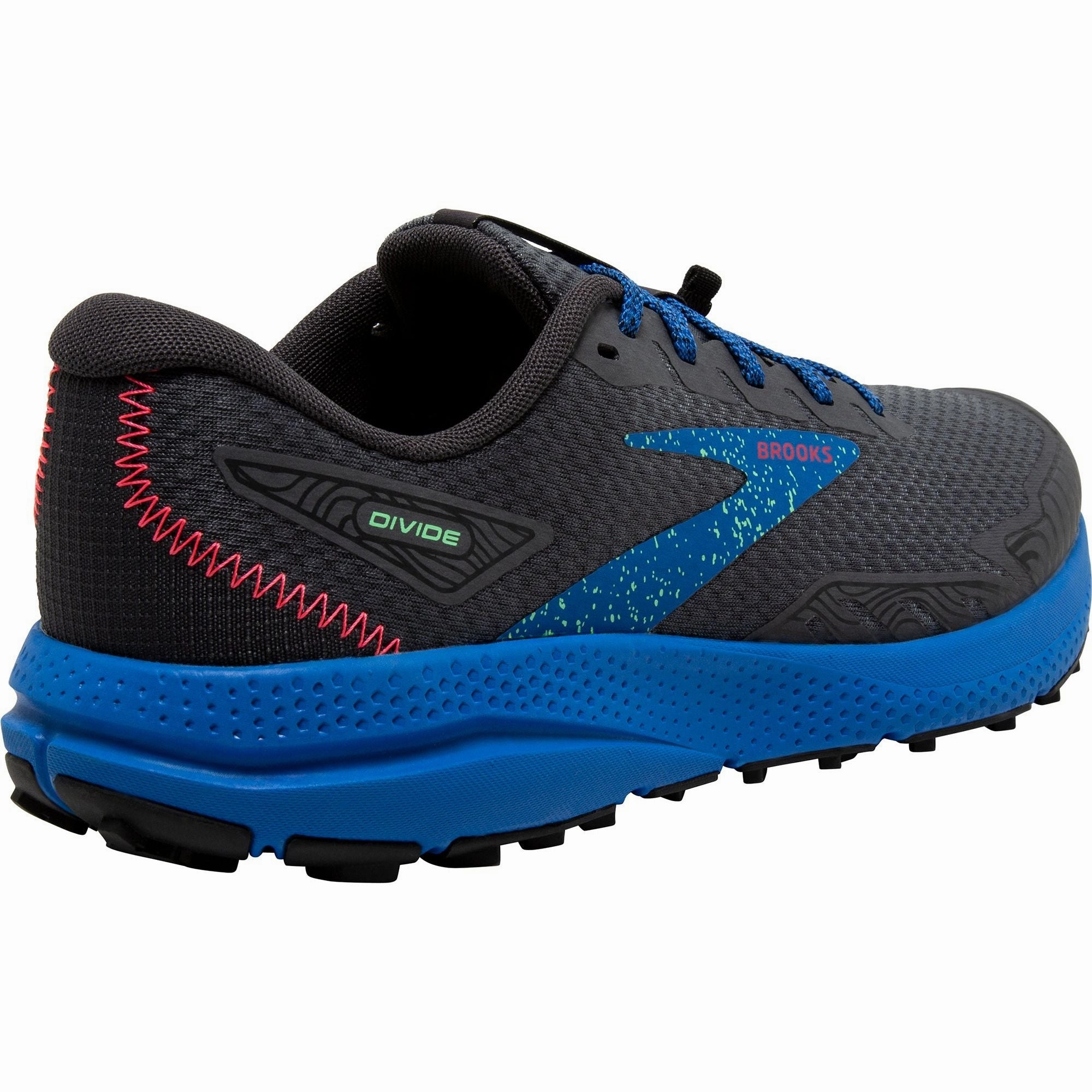 Best Wide Fit Trail Shoes Brooks Divide 4 Mens Trail Running Shoes - Black